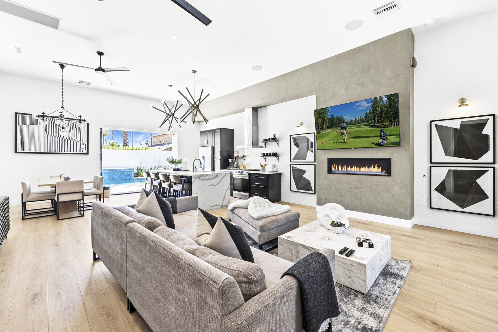 The design-led great room at Palmera, Arcadia