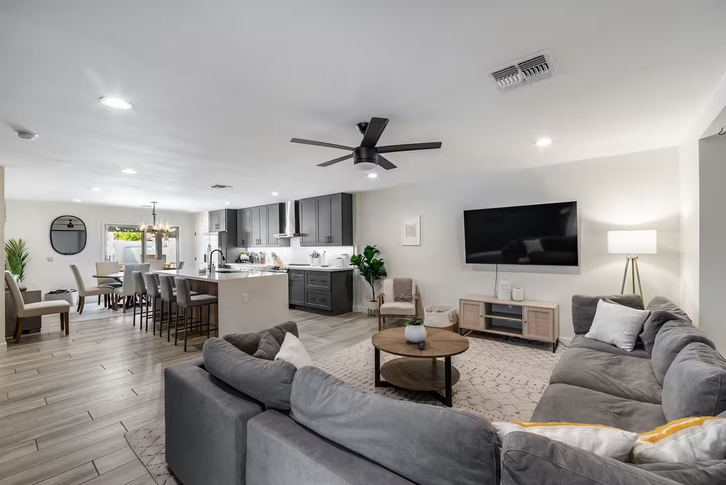 The living room at Vesper, Old Town Scottsdale